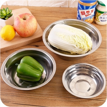 Кръгла купа от неръждаема стомана, едноцветен дизайн, семпъл стил, електроплакирана повърхност