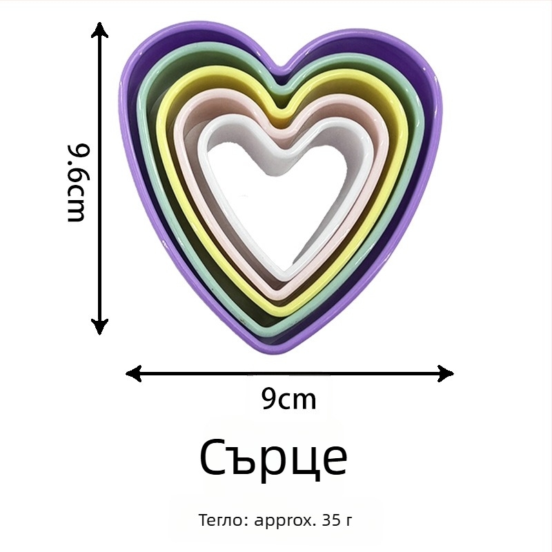 ABS форма за печене с нестандартна форма; опаковка: PP торба; пусната през 2023 г.