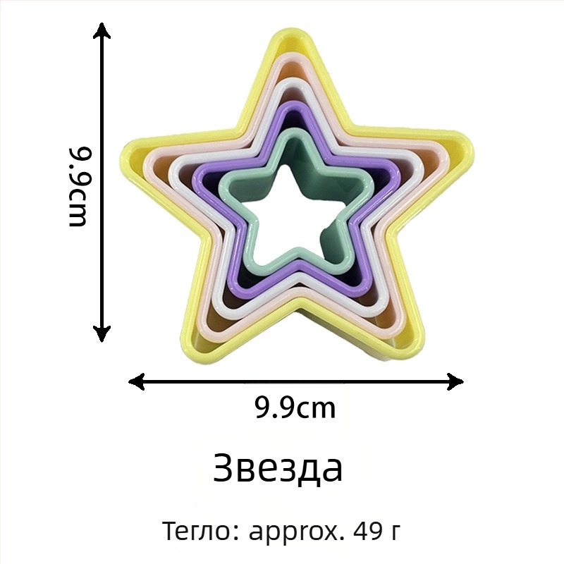 ABS форма за печене с нестандартна форма; опаковка: PP торба; пусната през 2023 г.