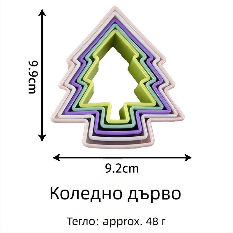 ABS форма за печене с нестандартна форма; опаковка: PP торба; пусната през 2023 г.