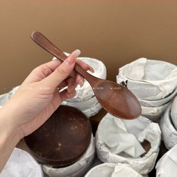 Дървена купа, кръгла, с цветен модел, в нов китайски стил