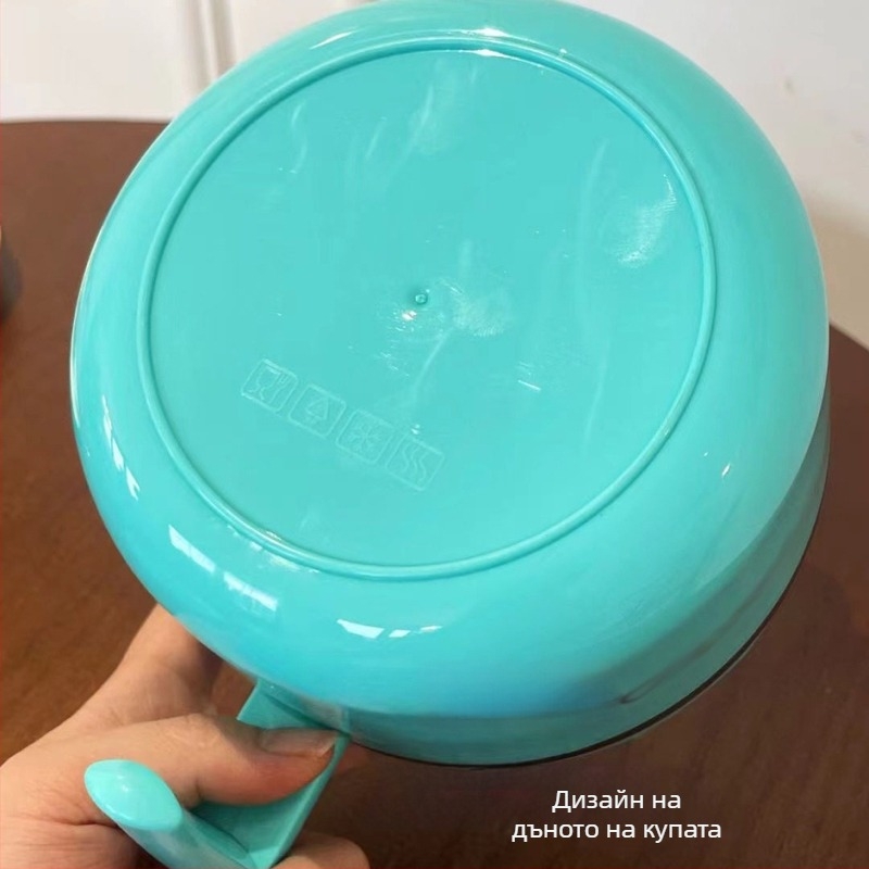 Купа за лапша от 304 неръждаема стомана с капак, японски стил, дренажна за инстантна лапша