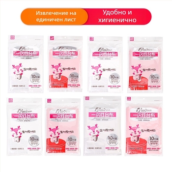 Еднократна PE покривка за маса, квадратна, удебелена, персонализирана обработка, 10 броя в пакет