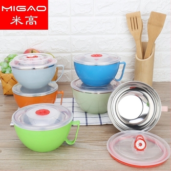 Кутия за обяд от неръждаема стомана, изолиран, кръгла форма, капацитет 0,8–1 л, неподходяща за микровълнова