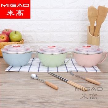 Кутия за обяд от неръждаема стомана, изолиран, кръгла форма, капацитет 0,8–1 л, неподходяща за микровълнова