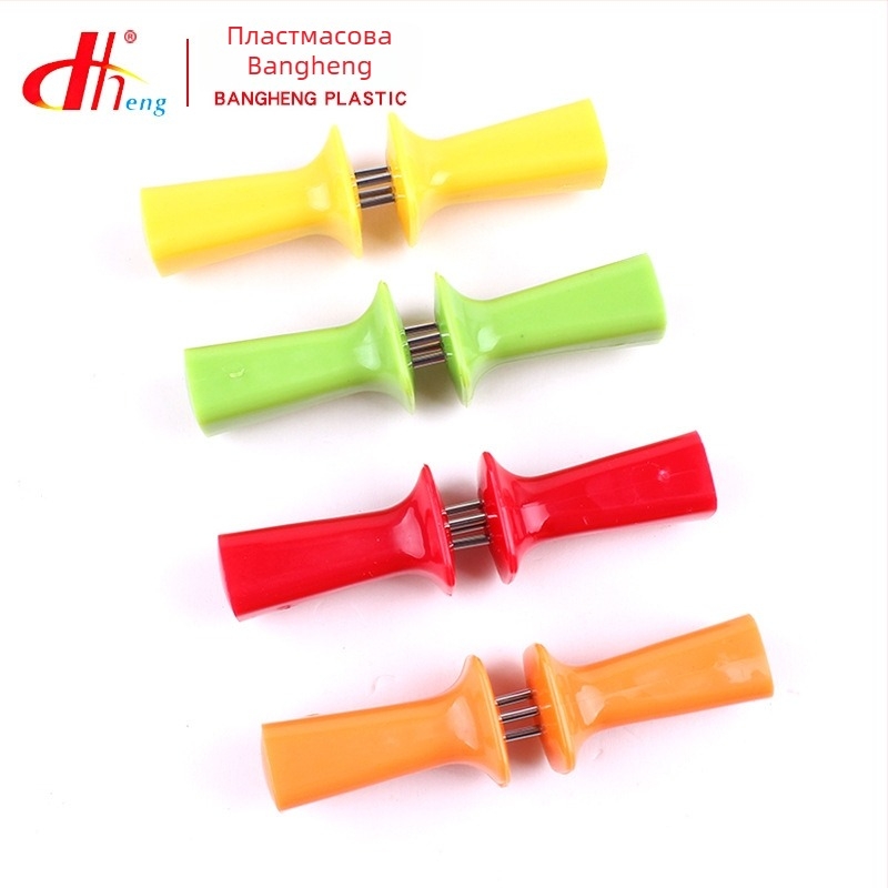 DHENG Вилка за плодове с PP дръжка и неръждаем връх — за открито барбекю, модел DH-D10