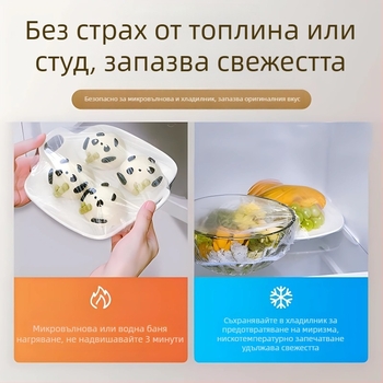 Стенно монтиран издърпващ се капак за хранително фолио, хранителен клас, пластмаса, за остатъци, капак за купа, прахозащита, 12+ бр.