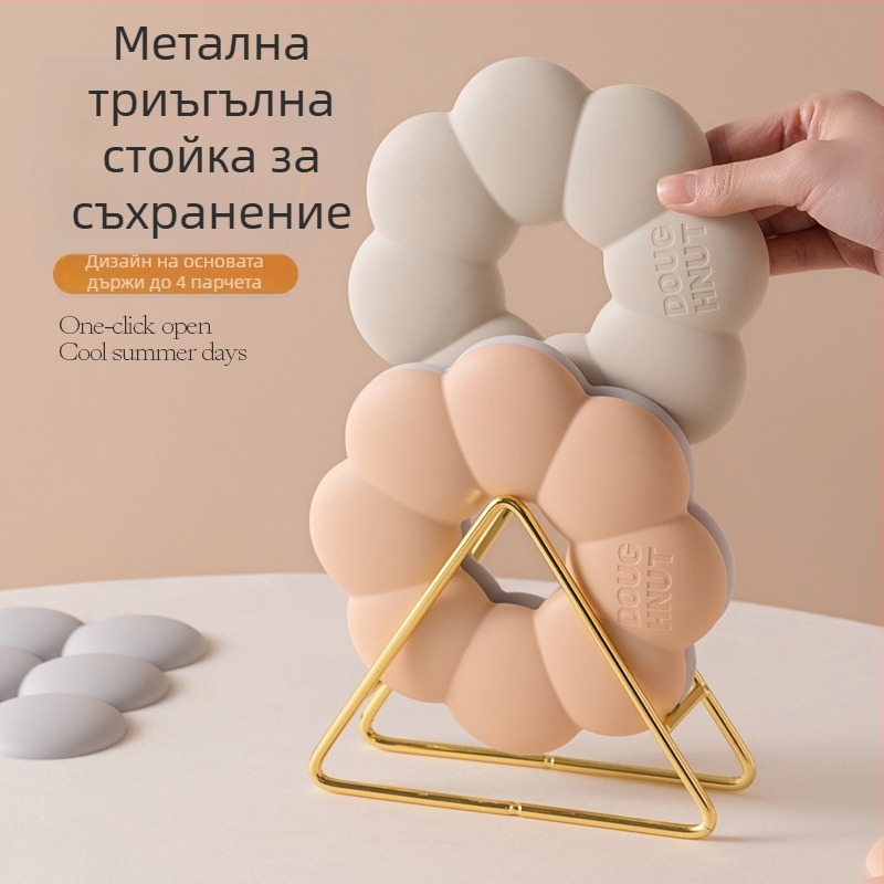 Силиконова топлоустойчива подложка за маса и чиния, карикатурен принт, неравна форма (Силикон; топлоустойчивост; карикатура)