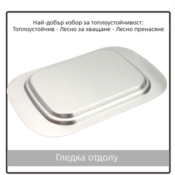 Чинийка за масло, неръждаема стомана, с капак, Hengding Yue, модерен минималистичен стил, лято 2018