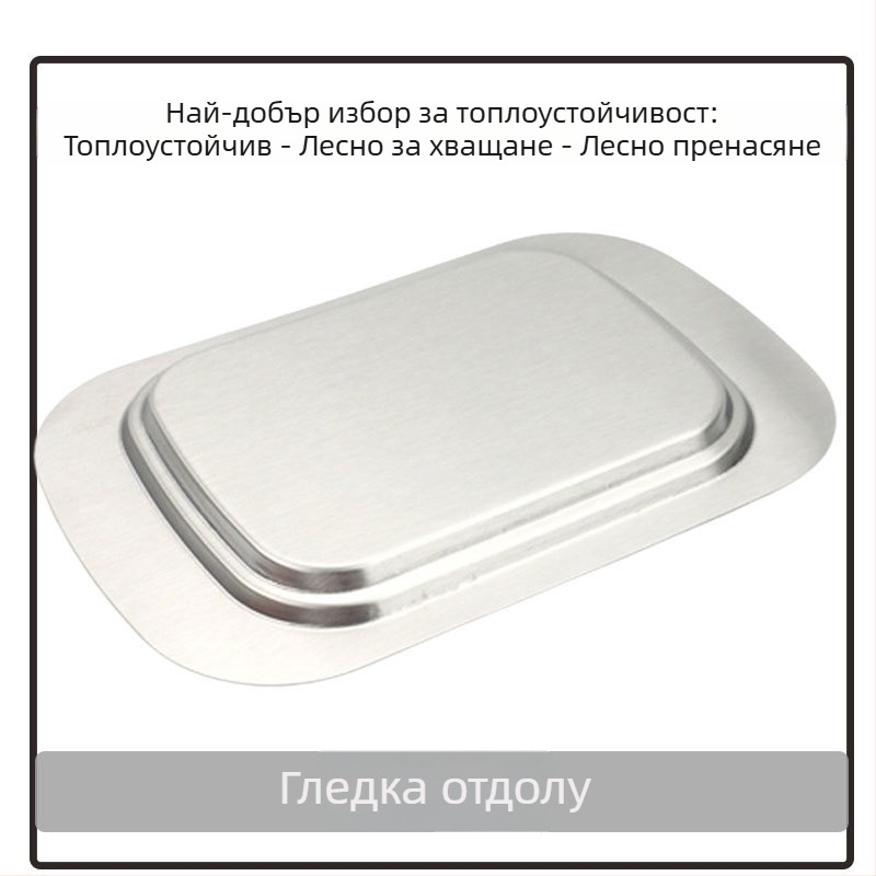 Чинийка за масло, неръждаема стомана, с капак, Hengding Yue, модерен минималистичен стил, лято 2018