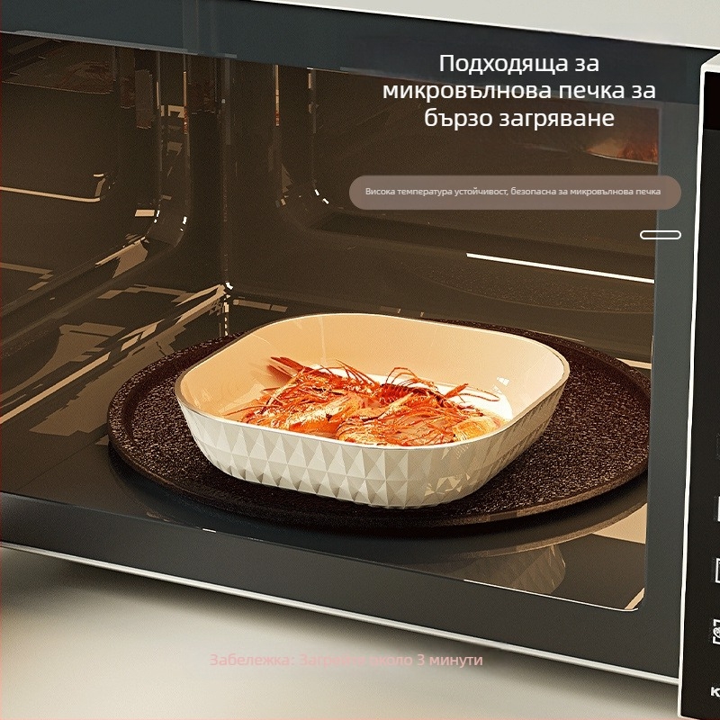 Пластмасова квадратна чиния за закуски - прост стил, Нов китайски стил, за възрастни