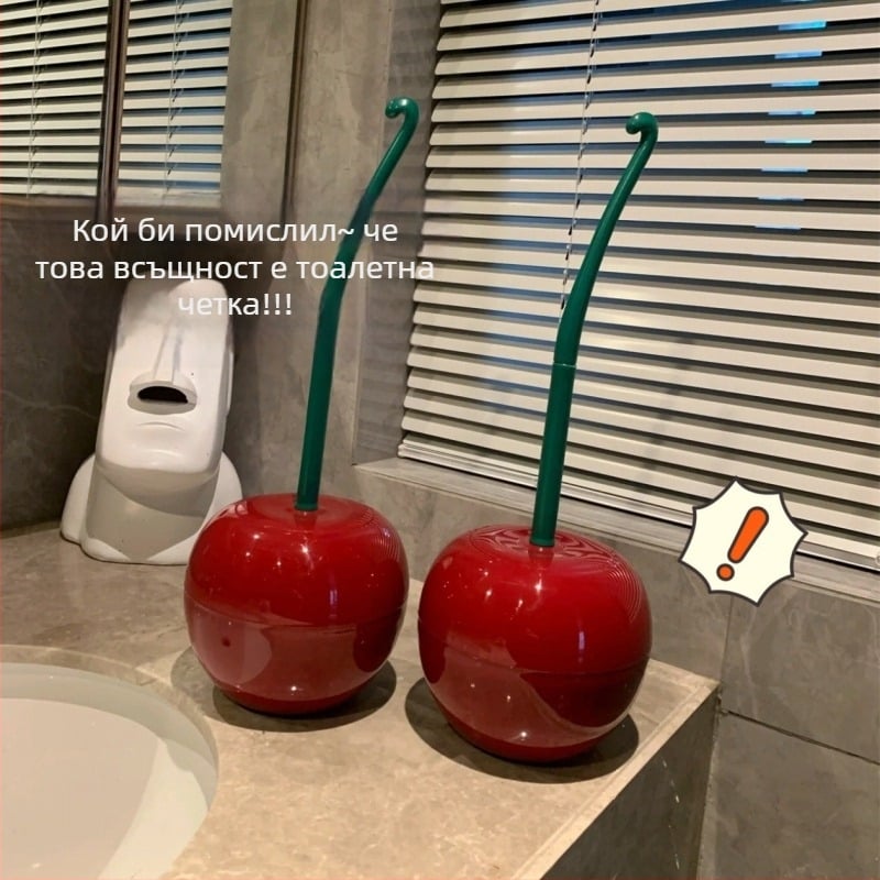 Туалетна четка с дизайн на черешово цветче, без ъгли, пластмасова, 1 бр., произход: Джинхуа, лято 2020