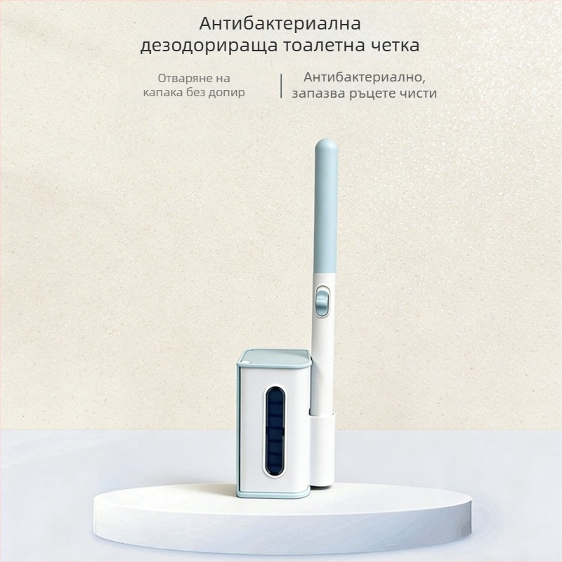 Четка за тоалетна, стенно монтирана, за еднократна употреба, пластмасова, модел XJ-1217