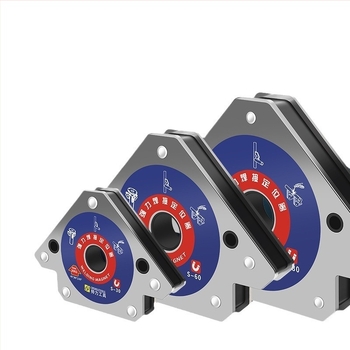 Заваръчен триъгълен позиционер със силно магнитно задържане, прави и наклонени ъгли, многоъгълно фиксиране за заваряване