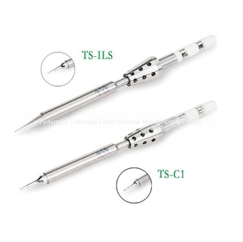 TS100 аксесоари за паялник за запояване: копитовидна глава, специален точков връх, нагревателна сърцевина, TS-C1 заваръчна глава