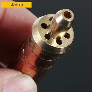 Резачна дюза Propane/Acetylene, модел G01-30/100/300, режим изстрел-смукване, марка Shunwei, 8 мм входен диаметър, 1 мм дебелина на стената