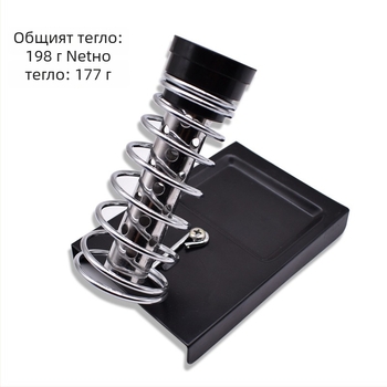 Метален държач за поялник с двойна тръба и пружинен държач