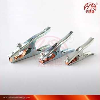 Заземителна скоба, 300A, медна сърцевина, квадратна дръжка, японски стил