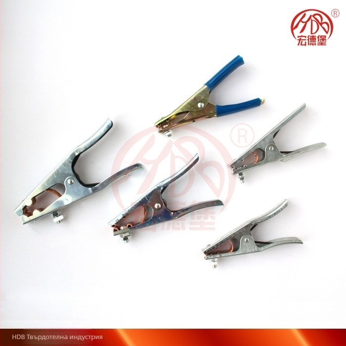 Заземителна скоба, 300A, медна сърцевина, квадратна дръжка, японски стил