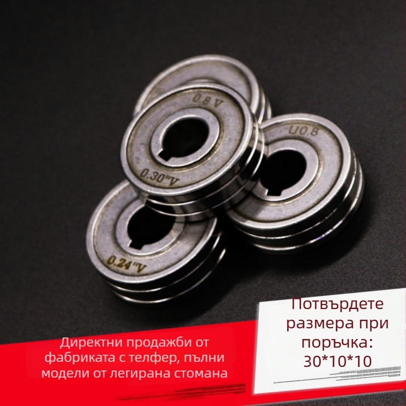 Интегрирана безгазова заваръчна машина с водещо колелце за тел, Xionggu; предназначена за безгазова заварка; диаметър на тел 0.6–1.2 мм; серия 5KG заваръчна тел