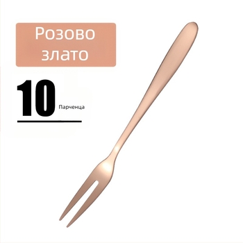 Набор плодови вилици от 304 неръждаема стомана, европейски стил, за деца, прост дизайн