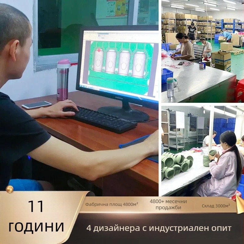 Детски силиконов разделен съд за хранене и комплект прибори, 8 части, за деца над 6 месеца