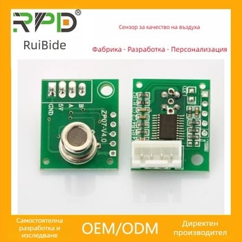 Rybed сензор за качество на въздуха за TVOC и формалдехид VOC, с висока прецизност на O2/CO2 детектор