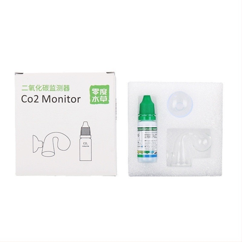 Wanqi Стъклен детектор за CO2 концентрация за аквариуми със водни растения, 60g