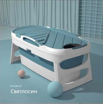 Сгъваема PP кофа за баня за възрастни – преносима ваничка за къпане