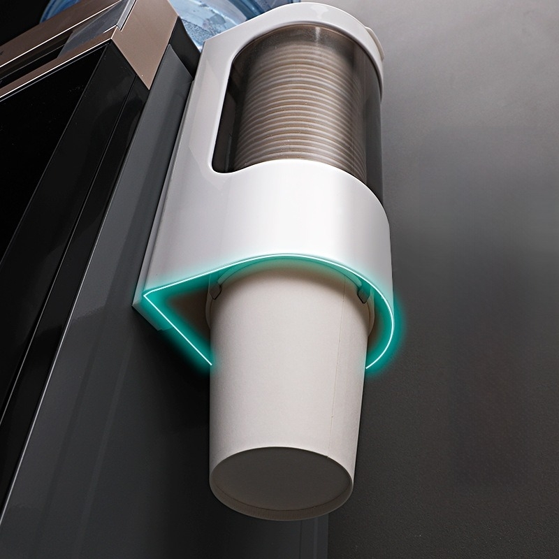 Пластмасова стойка за чаши с вендуза – домашен държач за чаши и органайзер за съхранение (пластмаса, вендуза, креативен стил, домашна употреба)