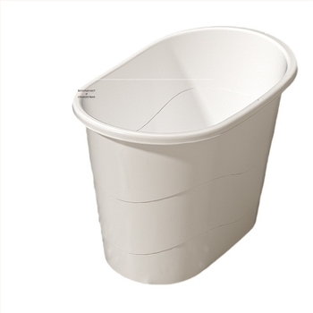 Jiedong Вана-кофа за възрастни — пластмасова кофа за къпане, усилен дизайн, масажна функция и пара