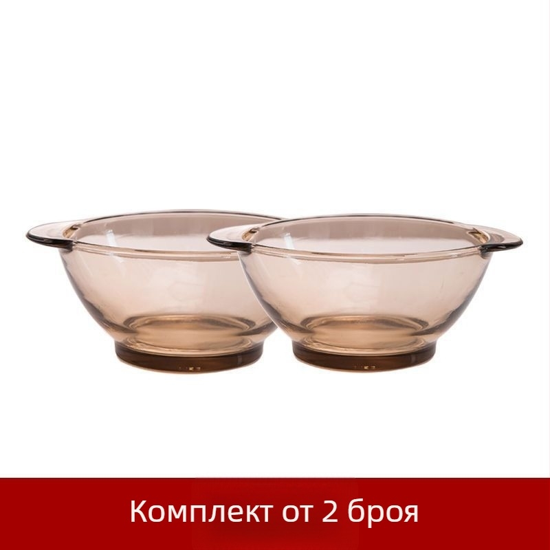 Комплект купи от безоловно стъкло с капаци – термоустойчиви кухненски купи за ориз, каша, супа, салата, парени яйца, зелeнчуци и плодове