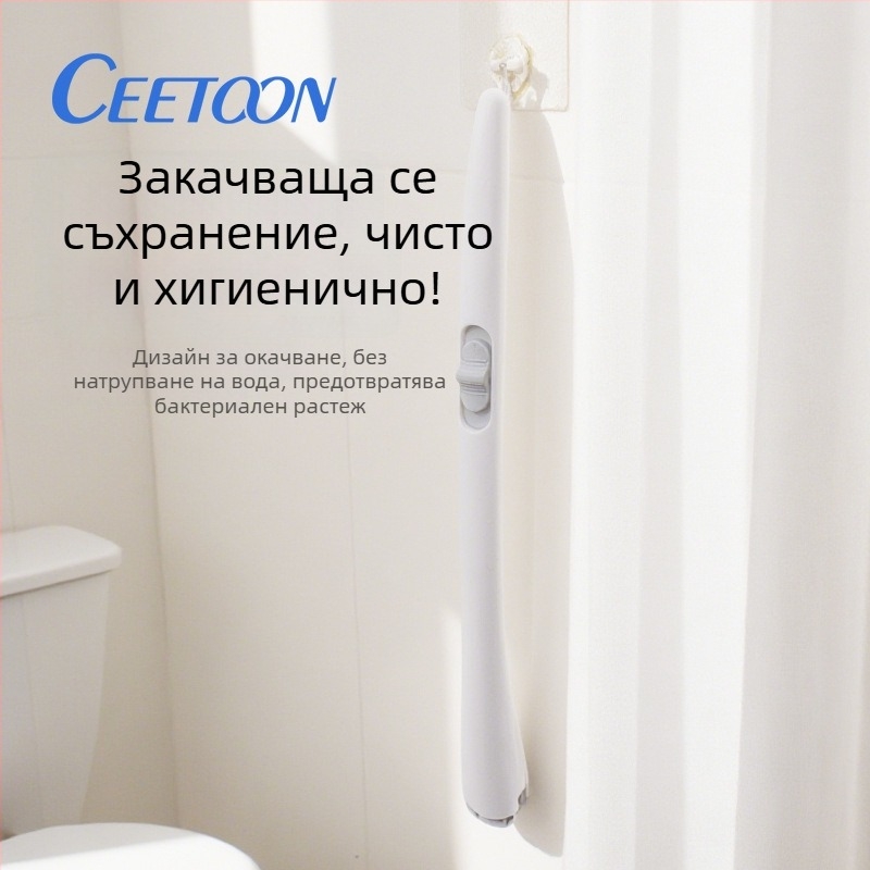 Ceetoon комплект за четка за тоалетна с глави за смяна, пластмасов, модерен стил