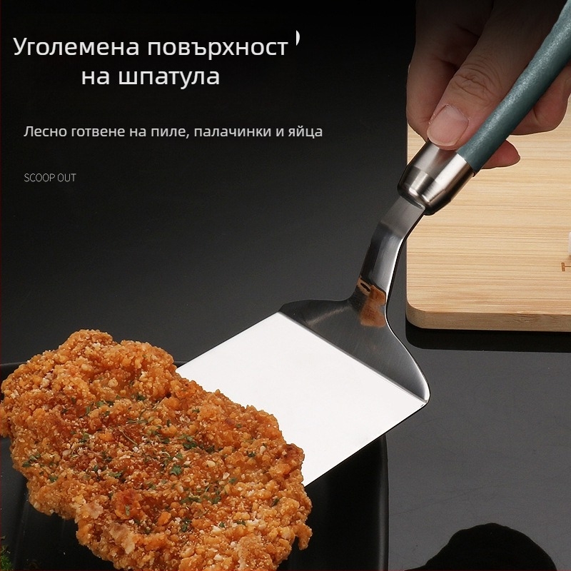 Шпатула за палачинки от 304 неръждаема стомана, луксозен стил, Chenghuijie