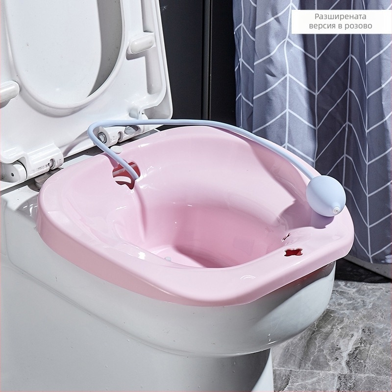 Седяща вана за възрастни – пластмасова, повдигащ дизайн, марка Colorful Rice