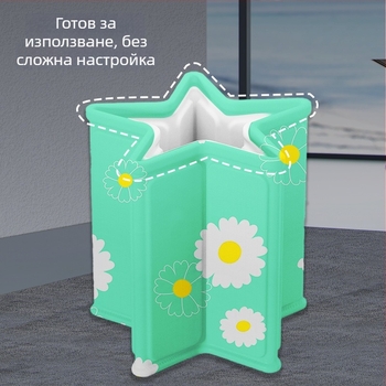 Вана-кофа за пълно тяло за възрастни, сгъваема и изолирана, PVC материал