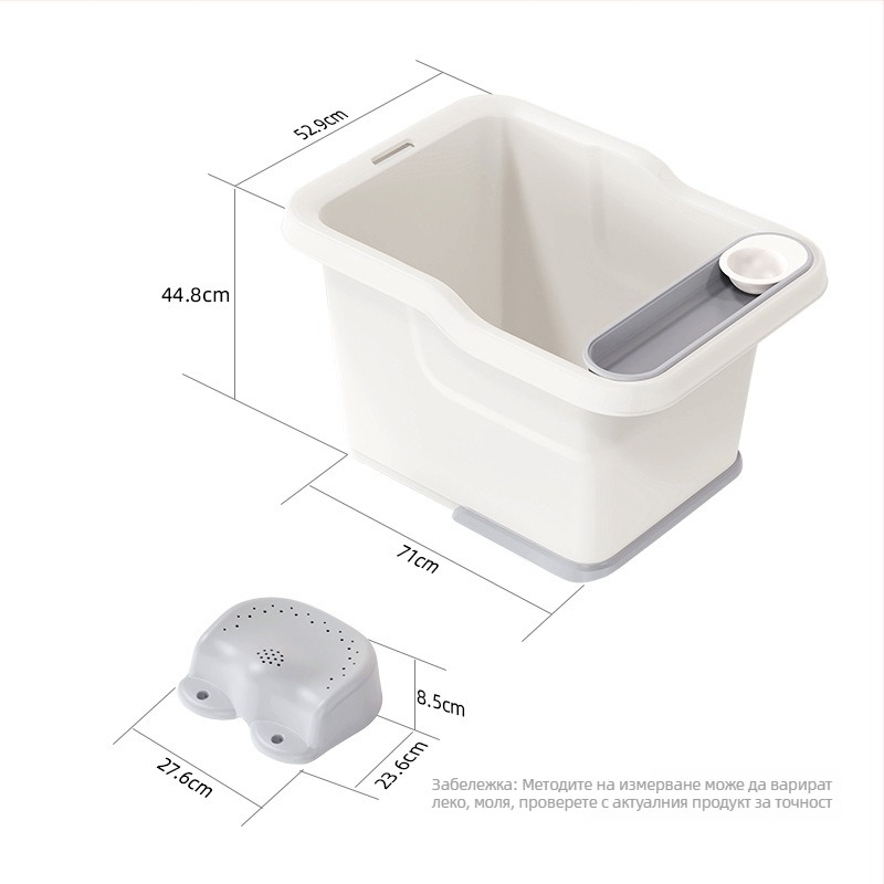 Бебешка вана за къпане – удебелена конструкция, седящ стил, материал PP+TPE, марка Ji Yi, за деца