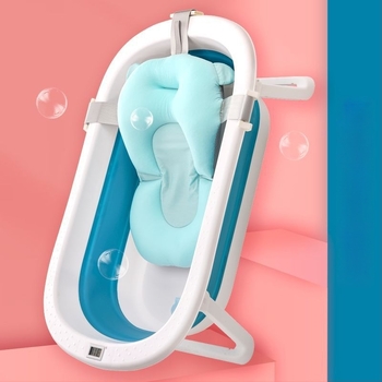DYG детска вана за къпане – пълнотелесна седяща ваничка за бебета, пластмасова