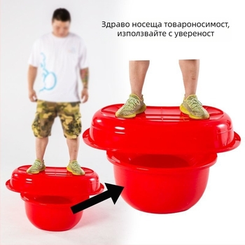 Пластмасова вана за дома, голям дебел съд за пране, издръжлива пластмаса