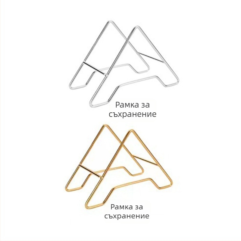 Чиния за кости от неръждаема стомана, кръгла форма, стил светъл лукс, електроплакирана повърхност, персонализация.