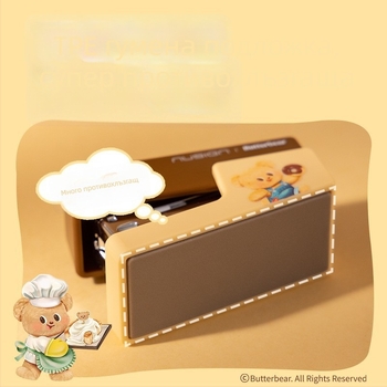 Дели NS083-B мини степлер, за ученици, компактен, захват до 25 мм, 40 листа, модел NS083-B