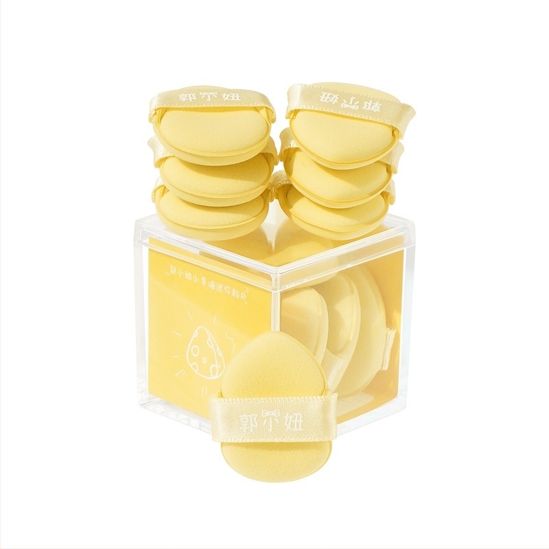 Мини пух за коректор на пръста – хидрофилна полиеуретанова материя, сух/мок пух, 6 броя