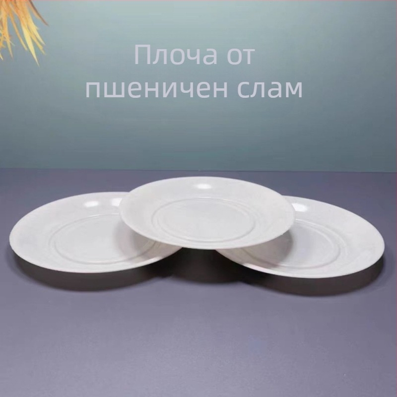 Одноразови прибори за хранене – комплект от четири части: купички и пръчки за хранене (пластмаса, неразградими, хранително качество)