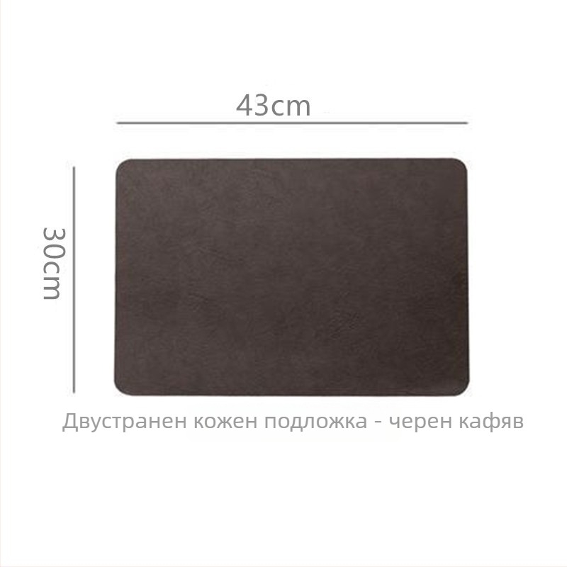 PU кожена подложка за прибори, квадратна форма, висока класа, лицензиран частен етикет, пуск на пазара пролет 2021 г.