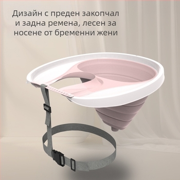 Сгъваема пластмасова мивка за измиване на коса, подходяща за възрастни, за къпане