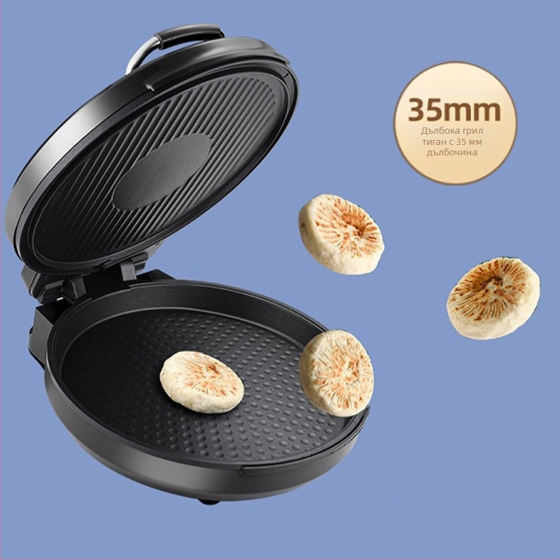 Електрически тиган за палачинки с двустранно нагряване (DL-600S, 1300W, 220V)