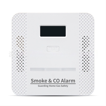2-в-1 CO и детектор за дим, безжичен, 360° детекция, таванен монтаж, модел XY-S510COM