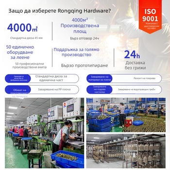 Дълга дюза от неръждаема стомана за горещ въздух за заваряване на пластмаса, съвместима WP9/20/25/17/18/26, Rongqing hardware