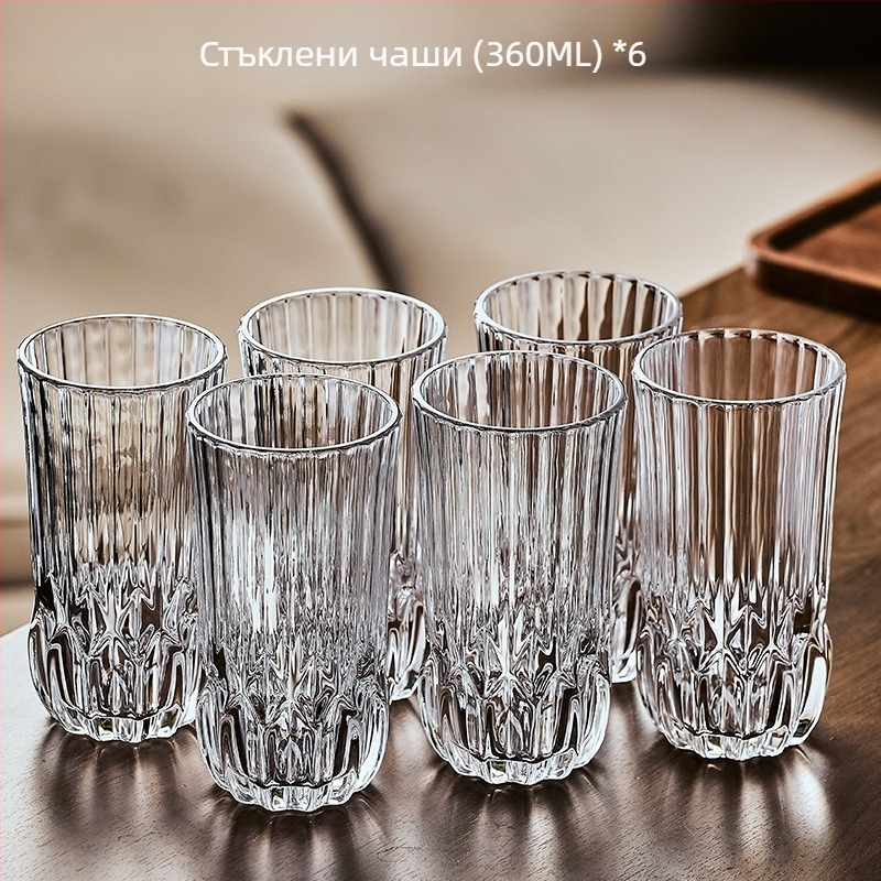 Комплект чаши за гости за дома, стил Nordic, материал Deao, марка Sheng bangrong, голям капацитет, с дренажна тава