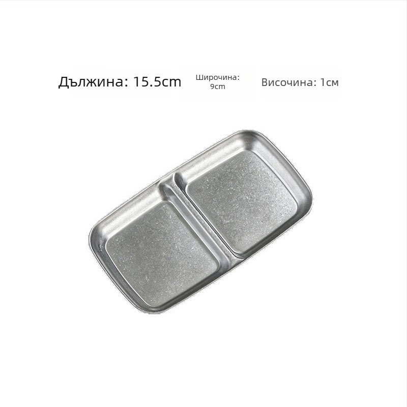 304 неръждаема стомана — посуда за хранене, ретро снежинка индустриален стил; купи и чинии за ориз и за супа, плочи за сос; модерна простота; възможност за лого персонализация; неподходящо за микровълнова